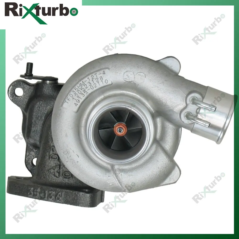 New Turbo Complete Turbine Full Turbocharger For Hyundai H-1 2.5 TD 73Kw 4D56 49135-02110 49135-02100 TF035HM-12T-4 Balanced