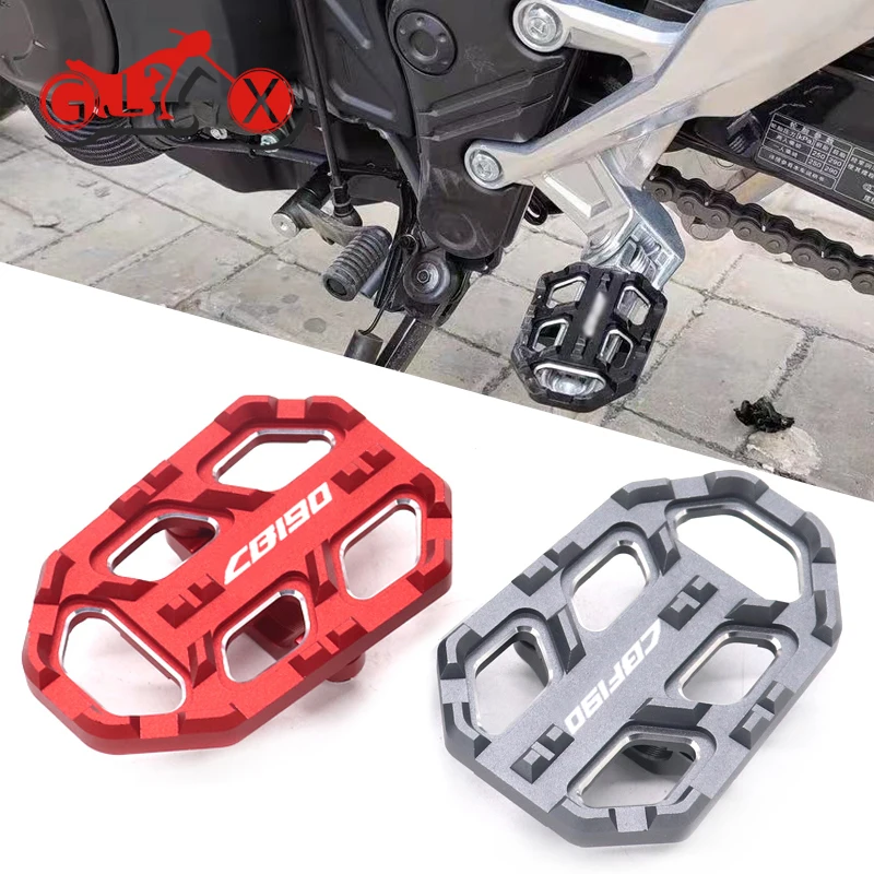 

For Honda CB190R CB190X CB190SS CBF190R CBF190X CBF190TR CB CBF 190R 190X 190SS 190TR Accessories Front Footpegs Foot Pegs