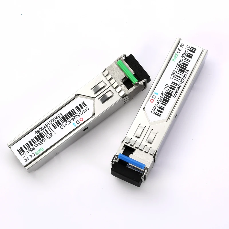 Single mode single fiber SFP 1.25G BIDI 1550/1490nm 80KM