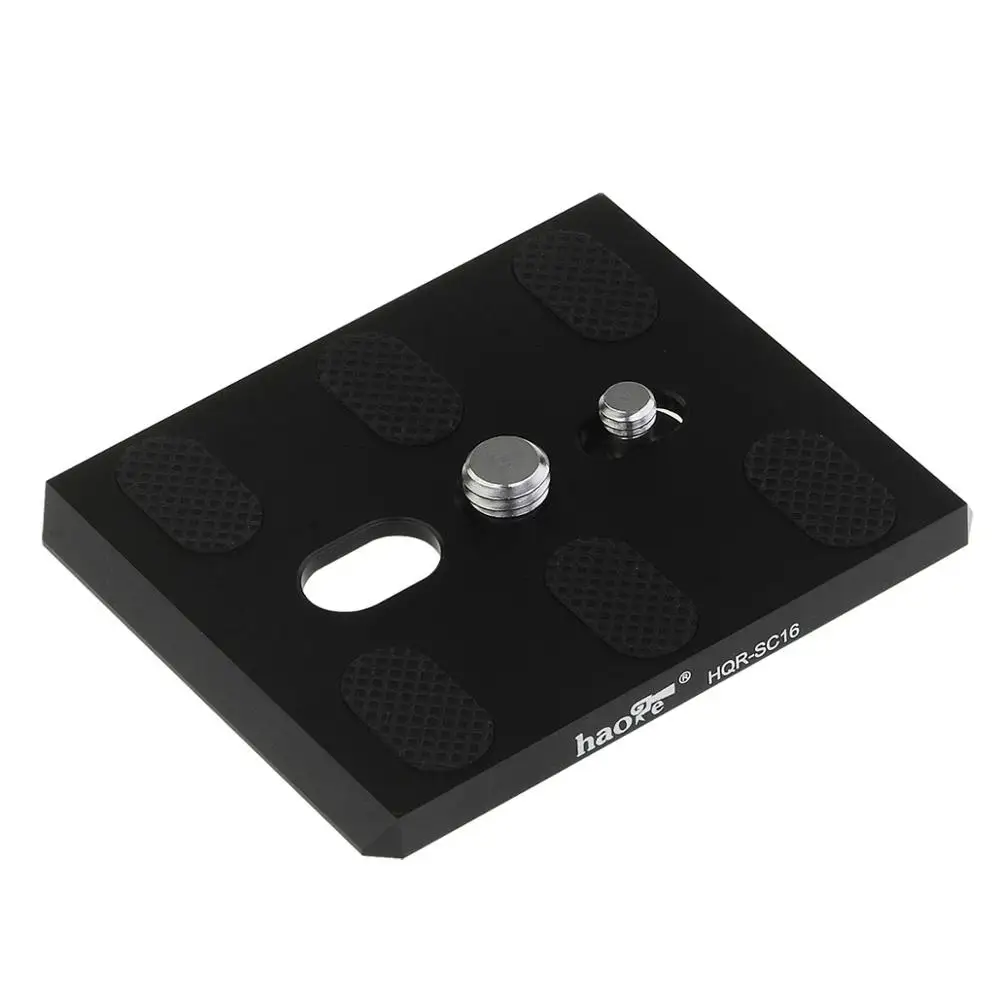 Haoge HQR-SC16 Camera QR Quick Release Plate for Sachtler DV 12, DV 15, Caddy, Video 18/20, Panorama Plus