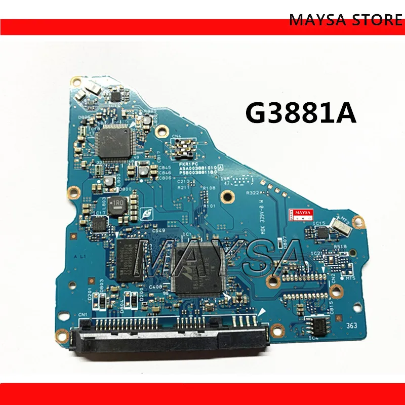 

Logic Board / Board Number: G3881A , 01A0 C-SSW FKR1PC A5A003881010 A P5B003881180 MDK 339V-0 W SATA 3.5