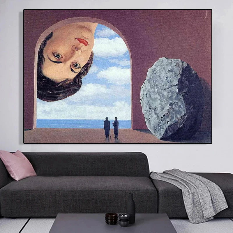 

Rene Magritte Surrealism Classic Artkwork Canvas Painting Portrait Posters Reproduct Wall Art Picture Room Home Decor Cuadros