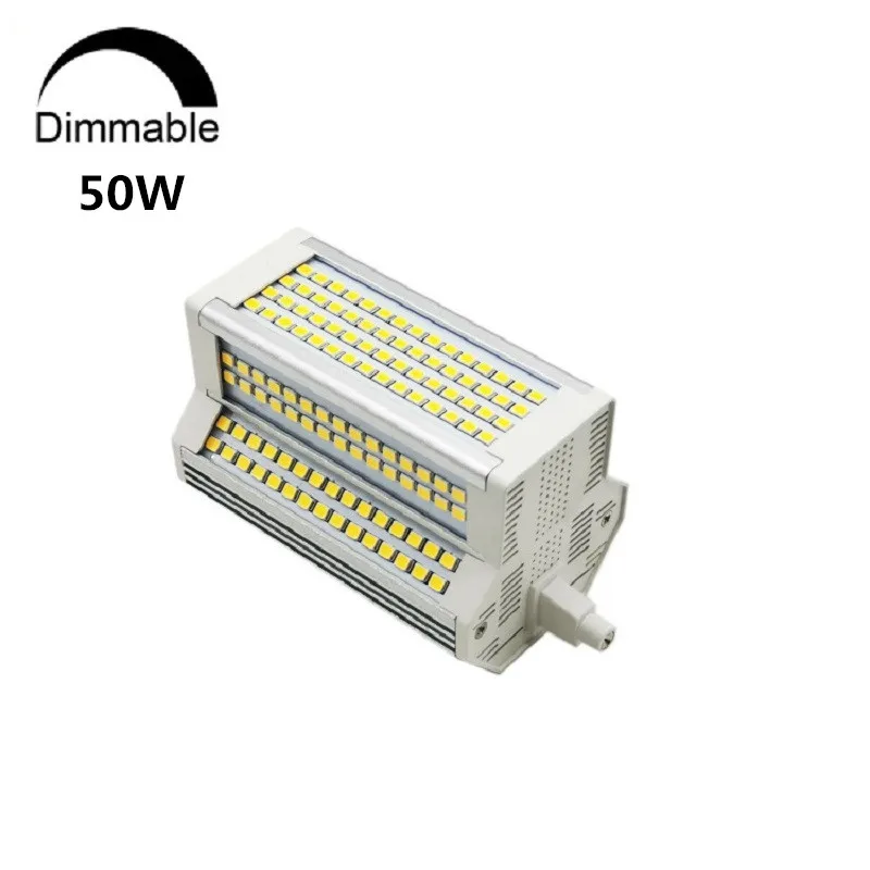 

Dimmable R7S led light 118mm 50W 5000lm replace 500W J118 halogen R7S floodlight AC85-265V