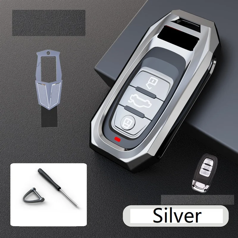 Fashion Remote Smart Key Cover Case Shell for Audi A4L A5 A6L A7 A8L S5 S6 Q5 SQ5 RS5