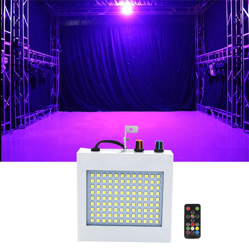 Fernbedienung 108 stücke LED Strobe Licht Mini Star Strobe LED Nacht Club Bar Disco Musik Sound Aktiviert Partei Strobe Licht/LED Fash Lampe