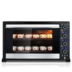 Intelligent Electric Oven 80L Large Capacity Multifunctional Cake Pizza Oven Household/Commercial Dual Use Baking Equipment