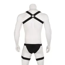 Men's Erotic Harness and Leg Belt Set #3