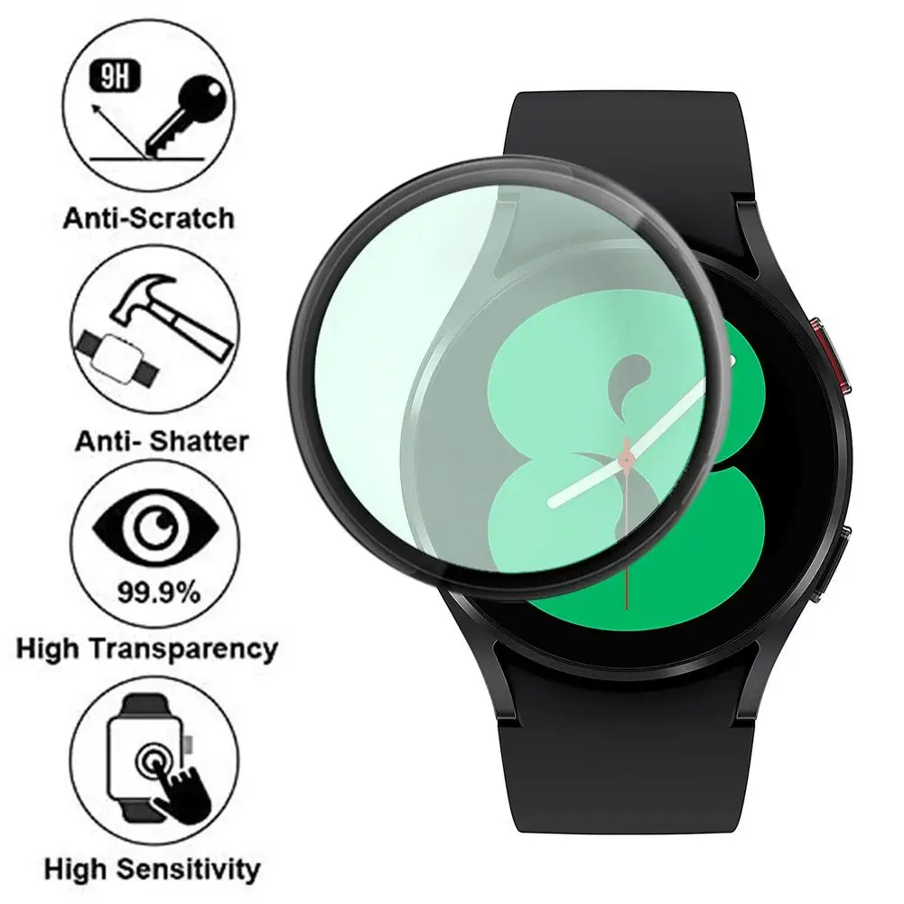 ثلاثية الأبعاد لينة حامي الشاشة لسامسونج غالاكسي ساعة 4 44 مللي متر 40 مللي متر لينة فيلم لسامسونج Watch4 الكلاسيكية 42 مللي متر 46 مللي متر كامل فيلم الغلاف