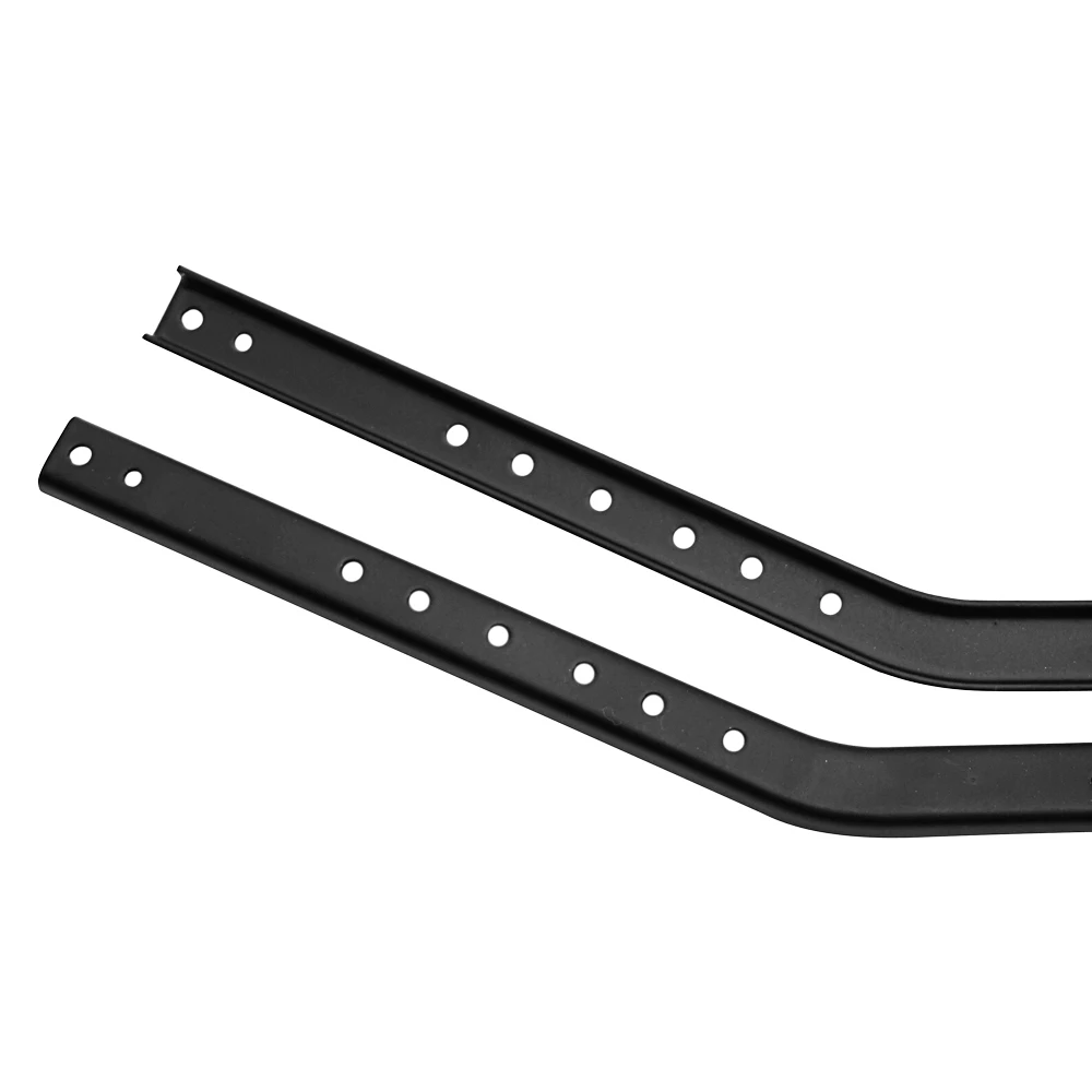 YEAHRUN 2Pcs Stainless Steel Chassis Frame Rails for Axial SCX10 II AX90046 1/10 RC Crawler Car Model Upgrade Parts