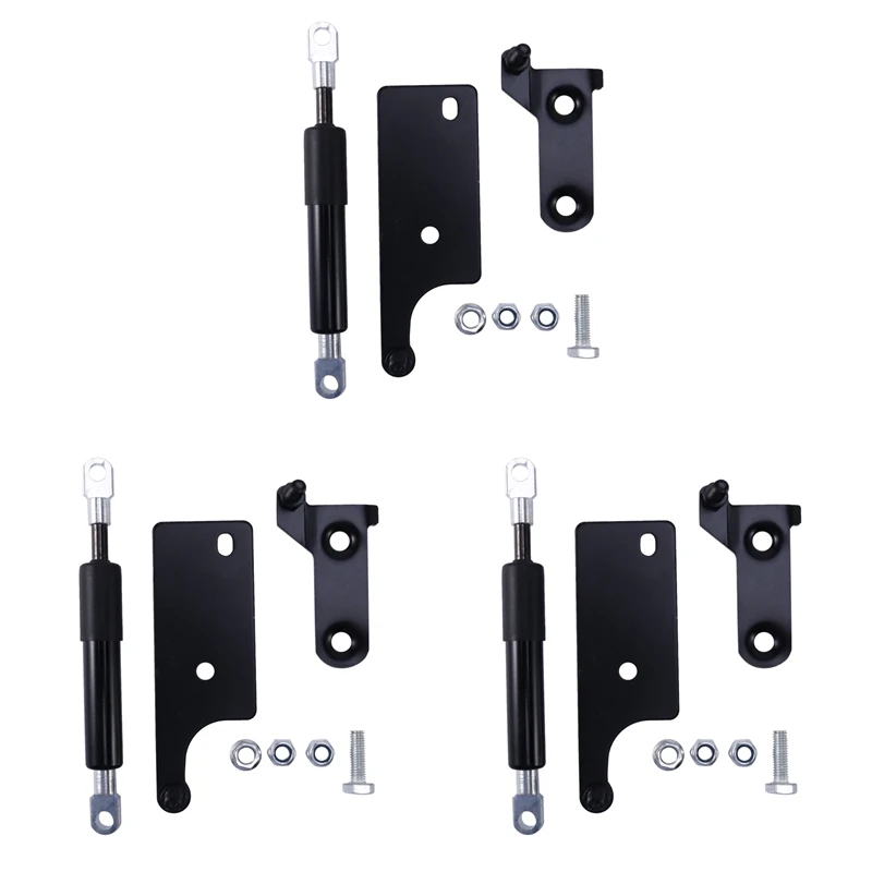 Toyota Hilux için 3X GUN125 Revo 2015 2016 2017 pikap aksesuarları paslanmaz arka bagaj kapağı yavaşlatmak gaz