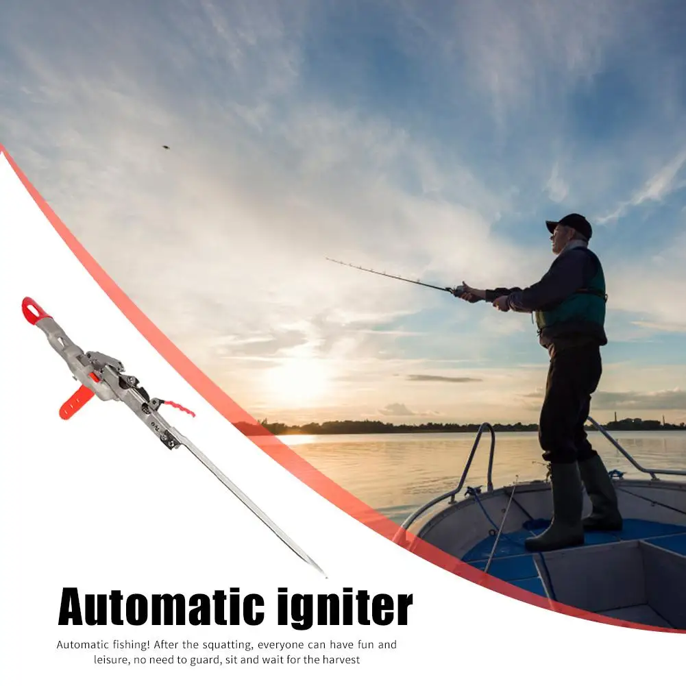 Soporte de caña de pescar plegable de acero inoxidable, poste de ángulo de doble resorte automático, aparejos de pesca