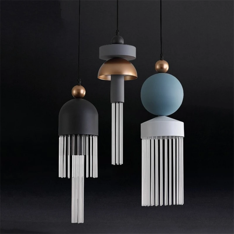 Modern Creative Pendant Lights Nordic Art Combination Beautiful Design Living Room Decor Chandelier Lighting Bar Restaurant Lamp