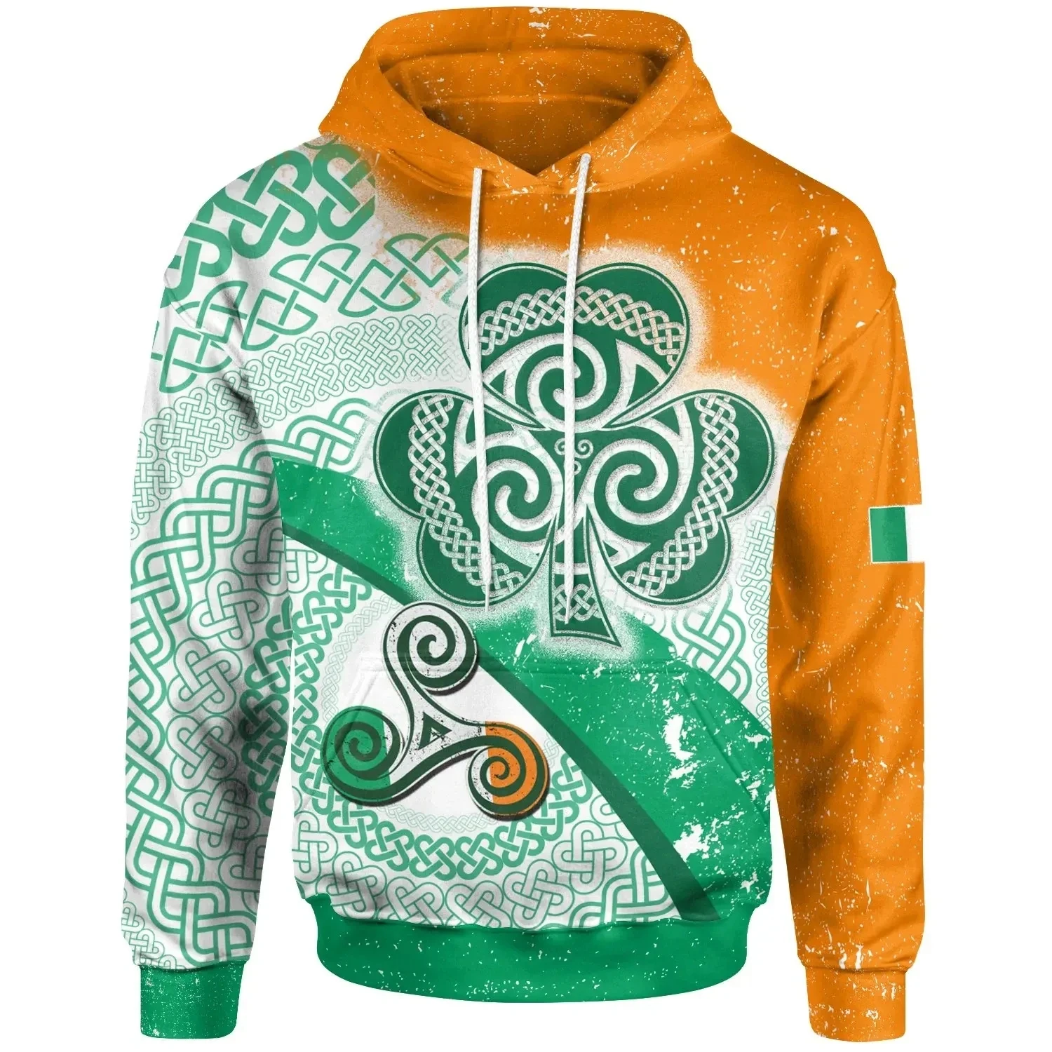 

PLstar Cosmos 3DPrint Newest IRELAND Clover With Celtic Art Men/Women Cozy Hrajuku Casual Streetwear Hoodies/Zip/Sweatshirt T-6