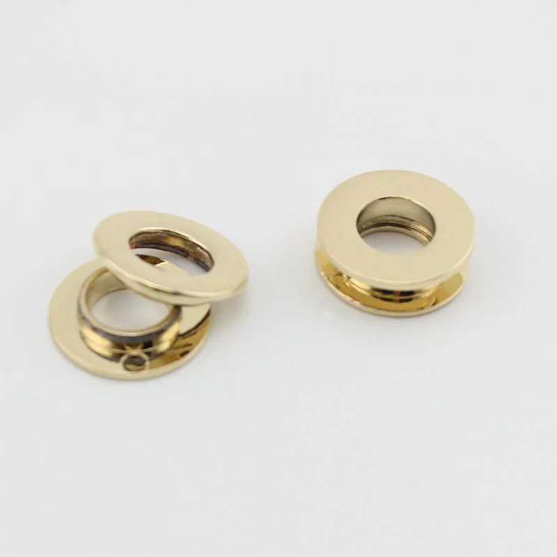 10pcs 50pcs 12mm High quality planar circular eyelet dress luggage hardware accessories 100% copper eyelet with bags metal