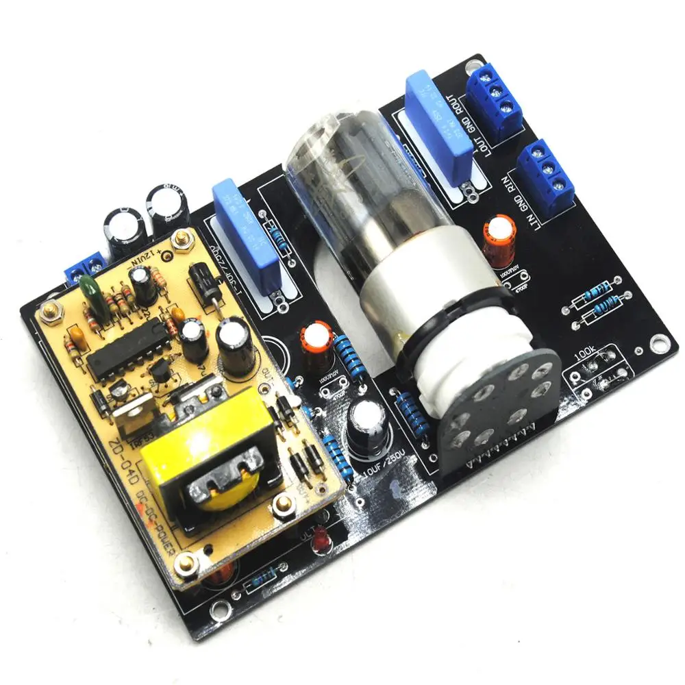 DC12V Car 6N8P (6H8C 6SN7) Tube Pre-stage Finished Board