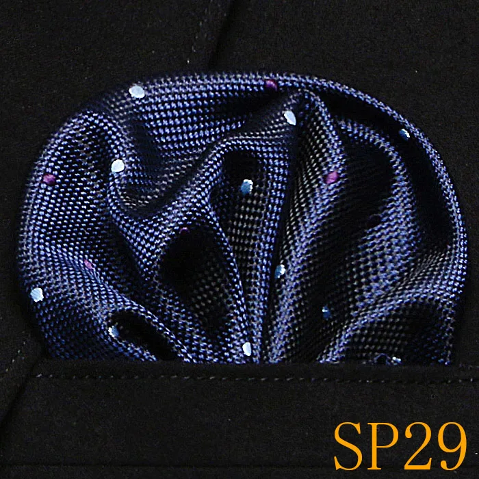 New Paisley Floral Men  Silk Satin Pocket Square Hanky Jacquard Woven Luxury Classic Wedding Party Handkerchief