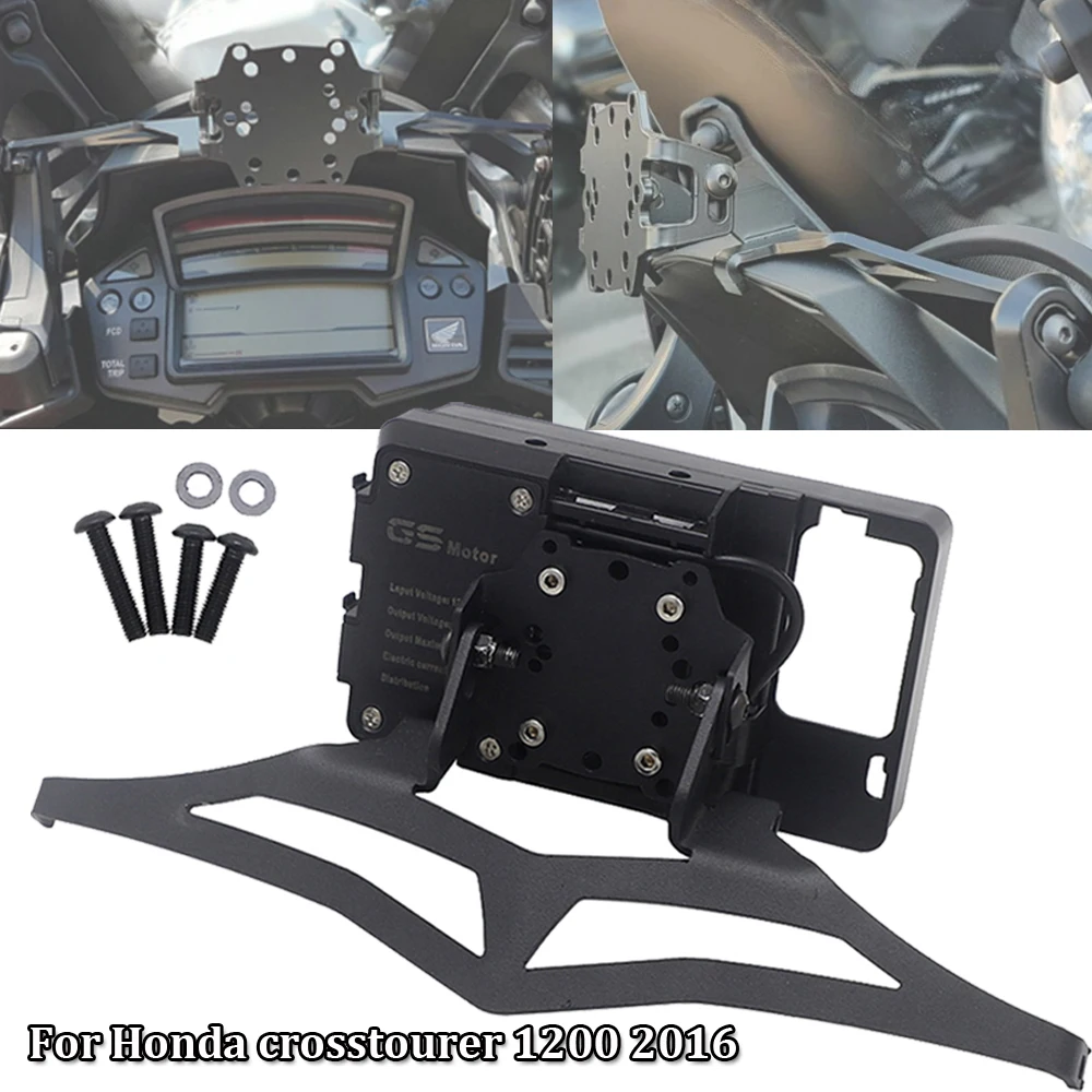 

Motorcycle Navigation Bracket Board Mobile Phone Bracket For Honda Crosstourer 1200 2016 GPS Bracket