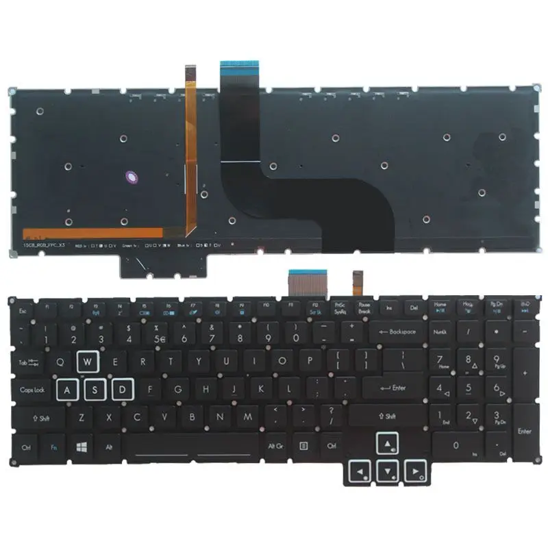 Imagem -02 - para Acer Predador G9791 G9-791g G9591 G9-591r G9-591g G9-793 G9-593 G9-792 Eua Teclado Retroiluminado Novo