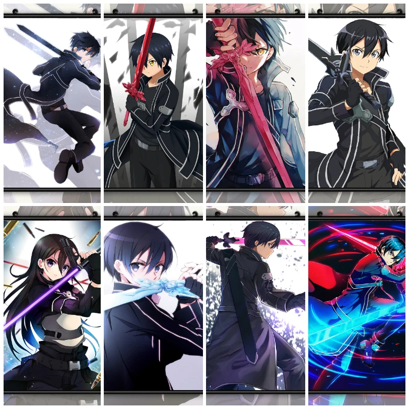 

Sword Art Online Kirito Kirigaya Kazuto Anime 5D Diy Diamond Painting Embroidery Full Drill Mosaic Kits Wall Art Home Decoration