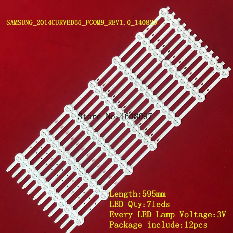 LED 백라이트 스트립, 삼성에 적합한 TV용, 55 인치, 2014 CURVED55, FCOM9, SVS550AB5, LTA550FW01, 베스텔용, 4K, 3D, 55CA9550, LTA550FW0155PUS8700/12  Best5