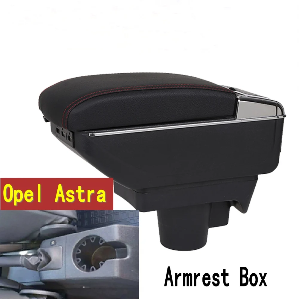 

For Opel Astra H Armrest Box Retrofit Parts Car Arm Rest Center Storage Case Accessories Interior Special With USB