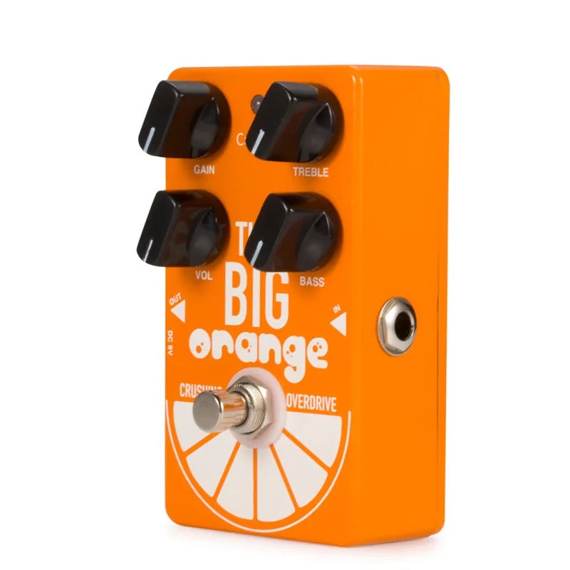 Caline CP-54 The Big Orange Overdrive Guitar Effect Pedal Guitar Accessories