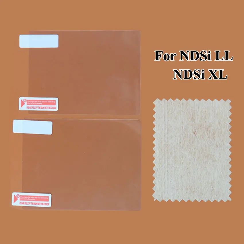 JCD Clear Beschermfolie Voor NDS DSi NDSi XL LL NDSL DS Lite Top + Bottom LCD Screen Protector Voor 2DS 3DS XL LL Nieuwe 3DSLL 3DSXL