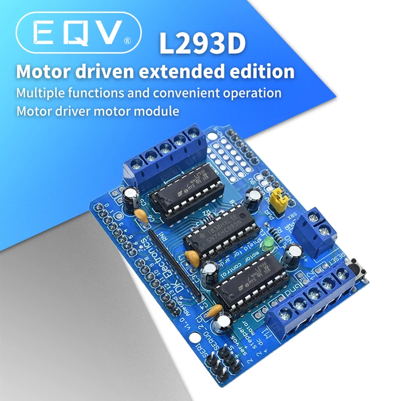 Freeshipping  L293D motor control shield motor drive expansion board FOR Arduino motor shield