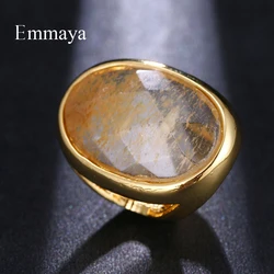 Emmaya New Design For Women Fashion Statement Oval-shape Muliticolor Choice Eye-catching Ring In Party Perfect Dress -Up