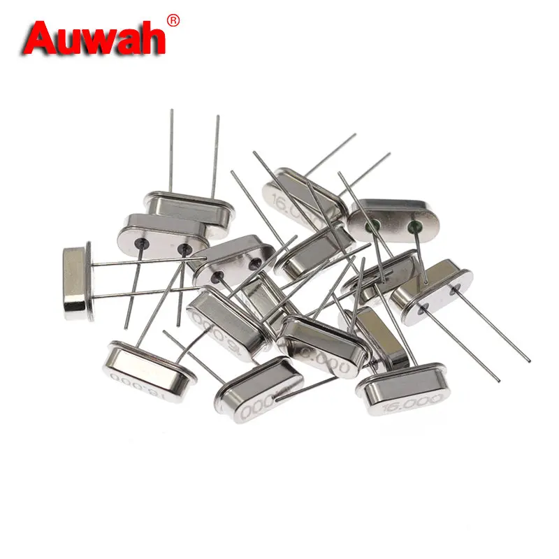 10pcs 24MHz 25MHz 26MHz 27MHz 30MHz 32MHz 40MHz 50MHz Quartz Crystal Resonator Passive Oscillator HC 49S