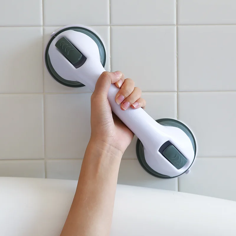 New Bathroom Non-perforated Non-slip Large Suction Cup Armrest Free Punching Seamless Glass Sliding Door Suction Cup Handle