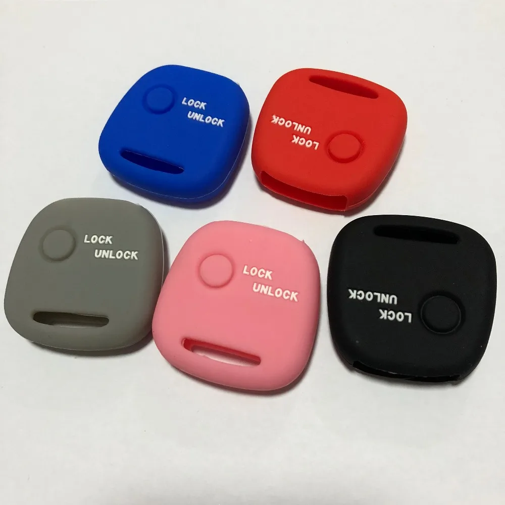 One 1 Button Remote Key Case Silicon Cover Jacket For Suzuki Moko Wagon R For Mazda For Nissan PINO Keyless FOB