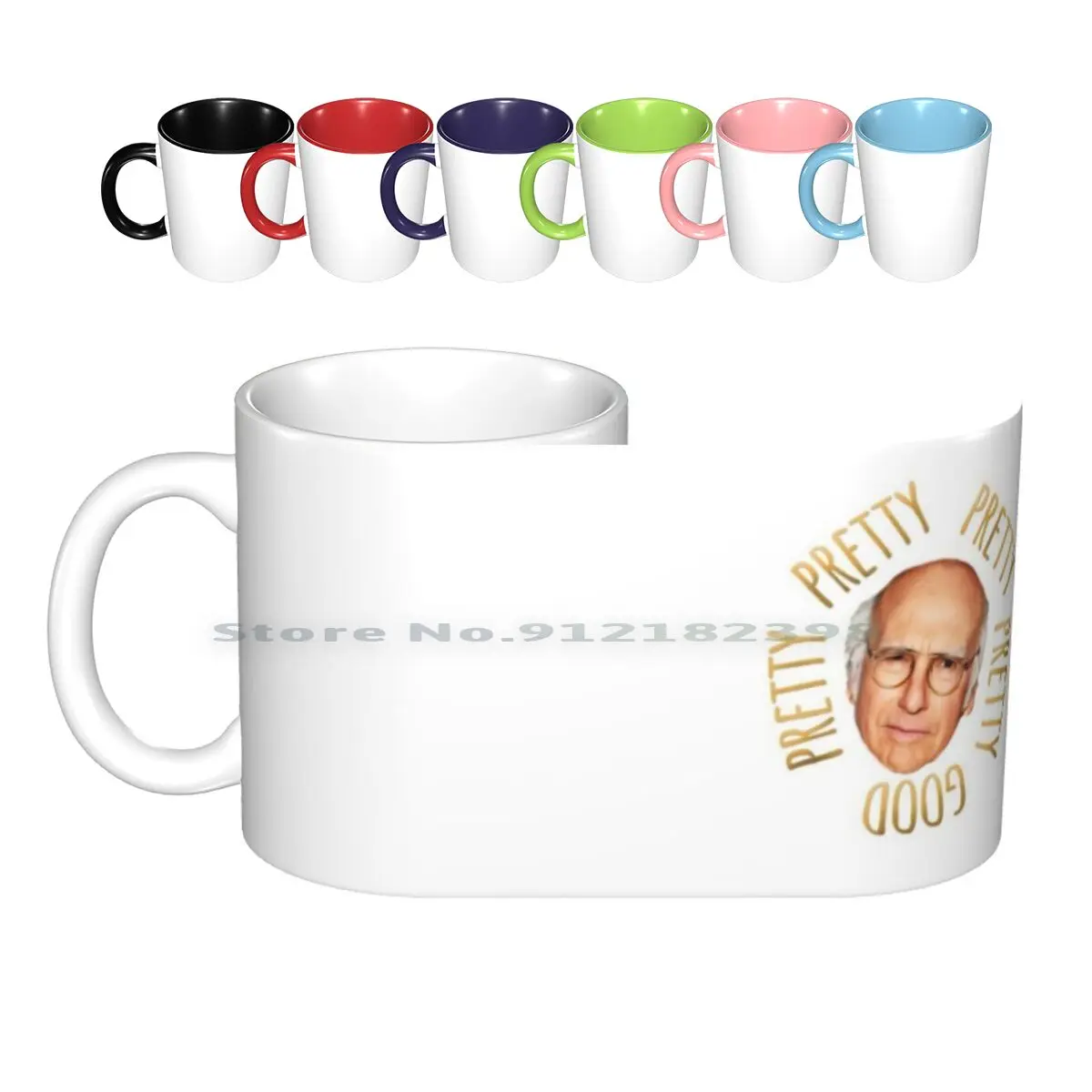 Pretty Good Ceramic Mugs Coffee Cups Milk Tea Mug Larry David