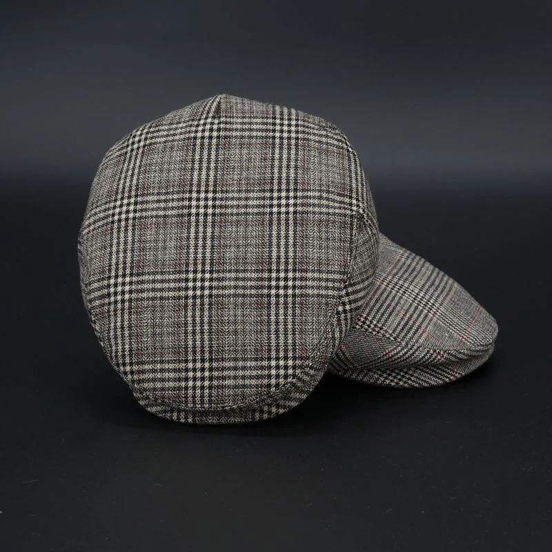 Mens Flat Cap For Men/Women Wool Blend Soft Grid Newsboy Caps Driving Hat Spring Autumn Beret Cap Irish Hunting Cap NZ142