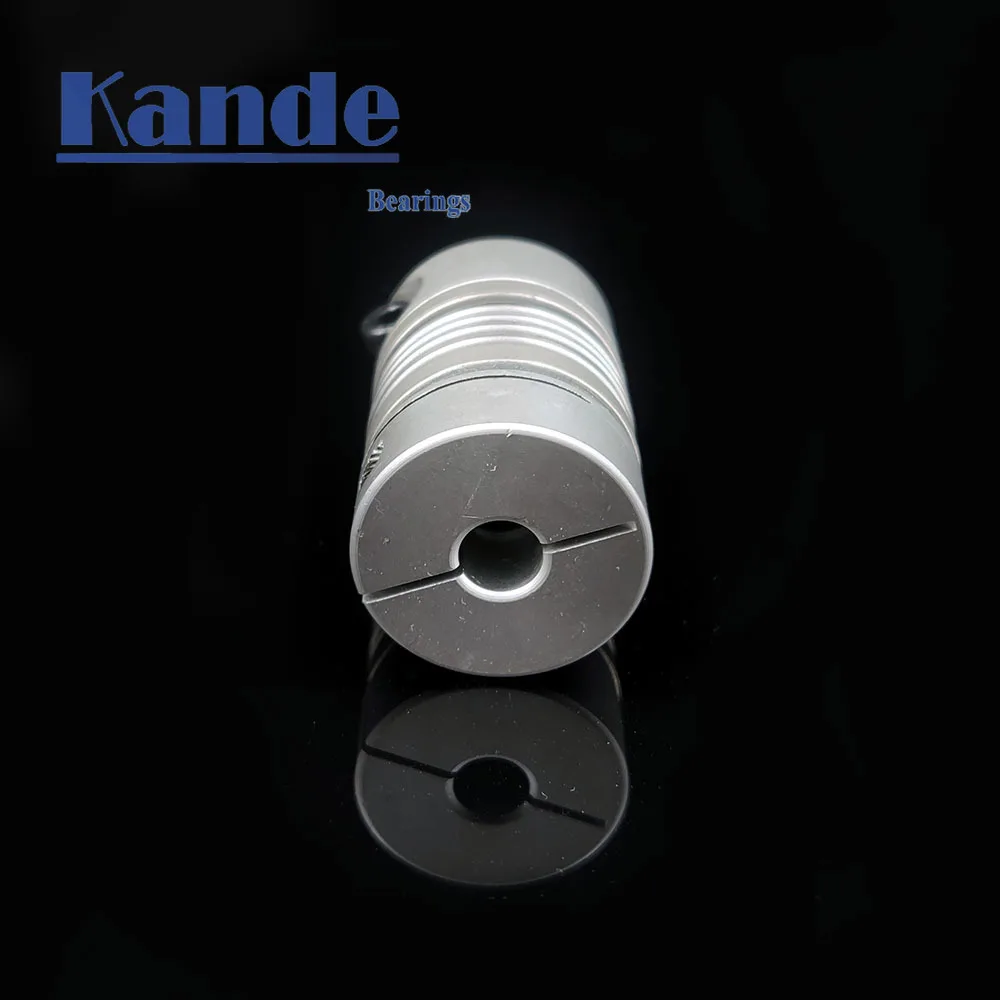 Kande Bearings 1pc Corrugated Coupling  D16L28 3/4/5/6/6.35/8mm CNC Aluminium Alloy for Stepper Motor 3D Printer  Couple image 4
