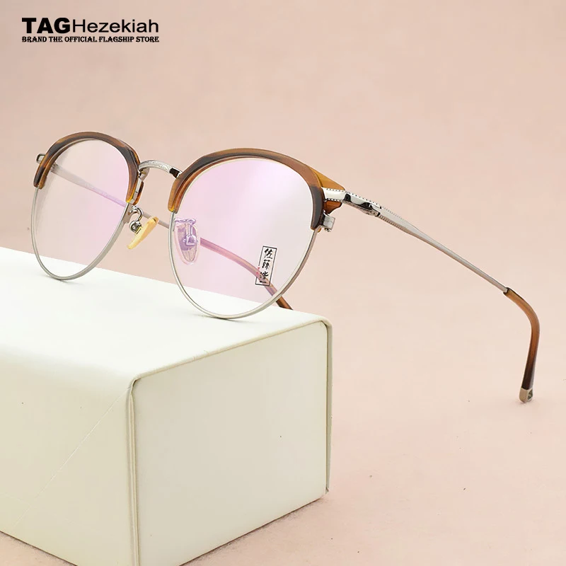 

fashion Brand glasses frame women Vintage Round Glasses Frame Men Ultralight eye glasses frames for men spectacle frames Women's