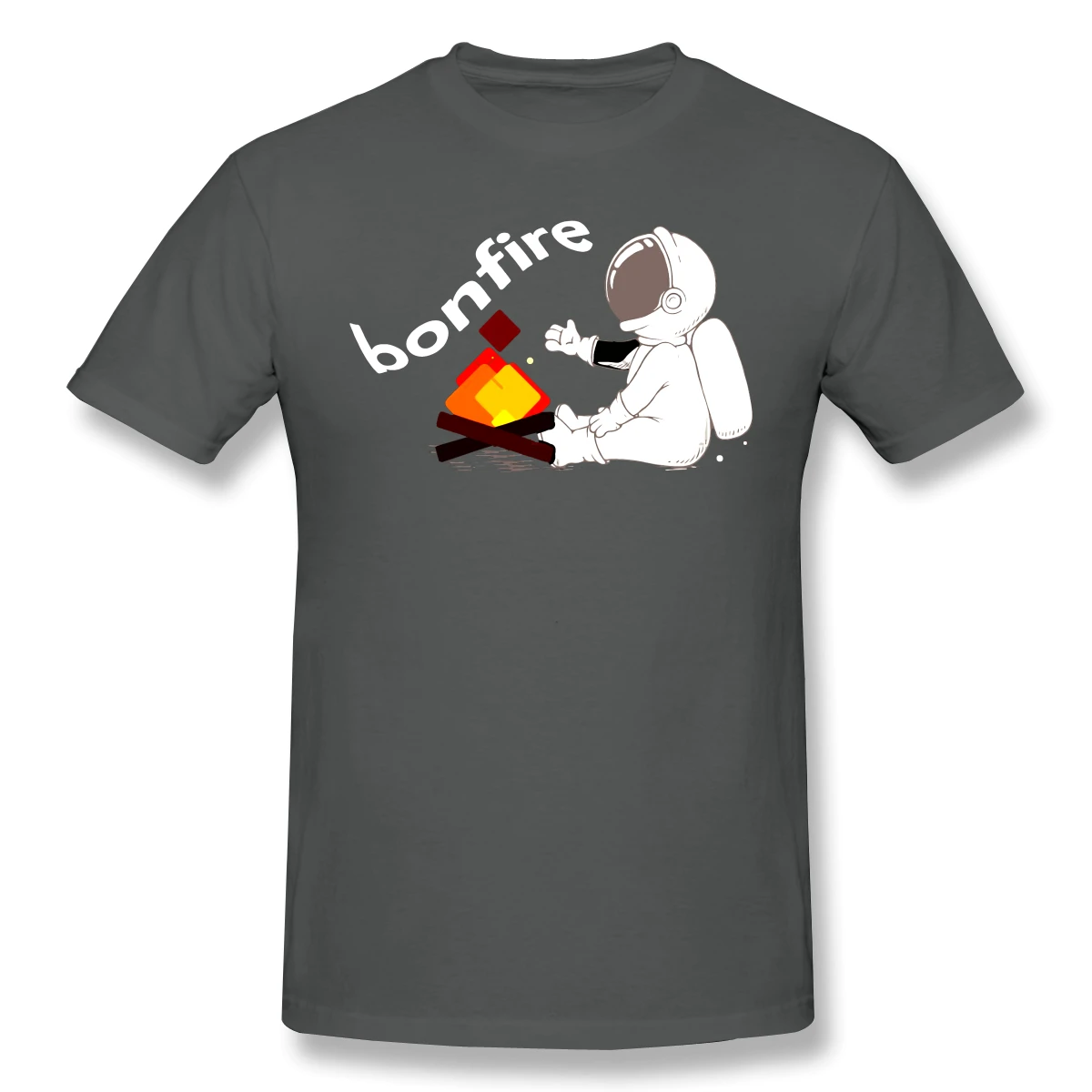 Man Bonfire Crypto 4  Dogecoin, Alt, Hodl,Bonfire travel Funny Graphic T-shirts