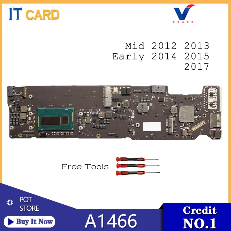 A1466 Motherboard 820-00165-A 820-3209-A 820-3437-A/B for MacBook Air 13