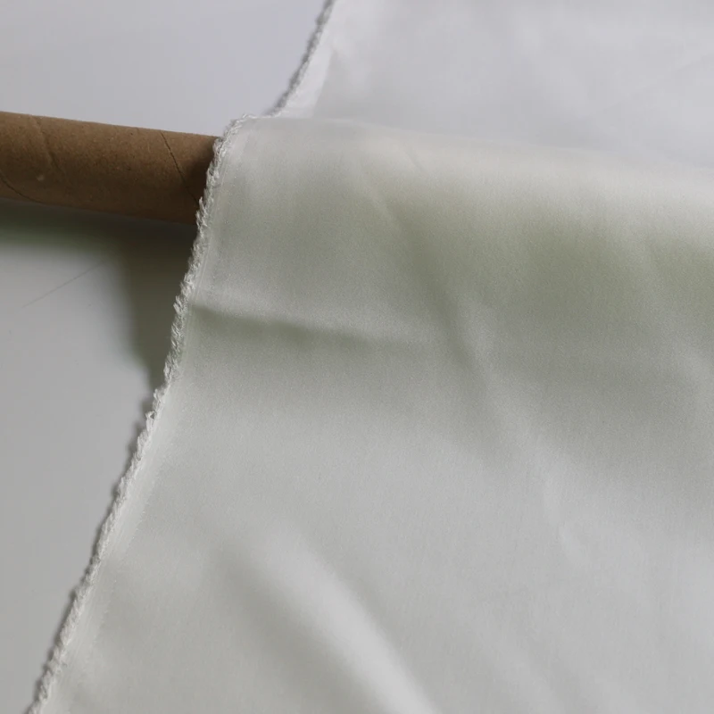 Super Deal 12 Momme Natural White Silk Material Soft Habutai Linings 100% Mulberry Silk Fabric Habotai