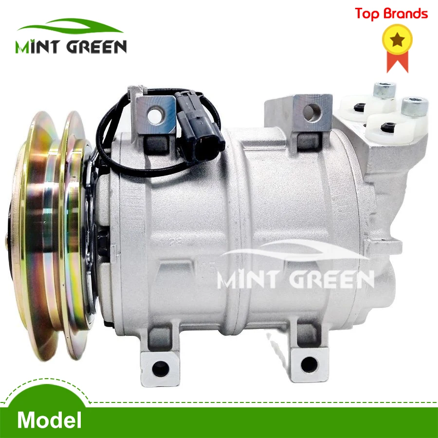 NEW A/C COMPRESSOR FITS For JOHN DEERE / HITACHI 445-6130 22U-979-1710 22U-979-1711 22B-979-1631 506011-9910 22U-979-1710