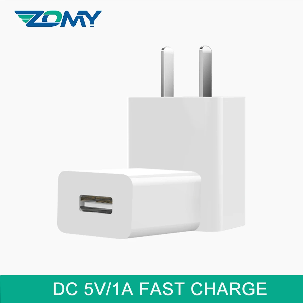 Zomy 10W Charger Quick DC 5V/1A Single Port Fast Charge Adapter For Vivo Oppo 3C Safety Certification USB Charges