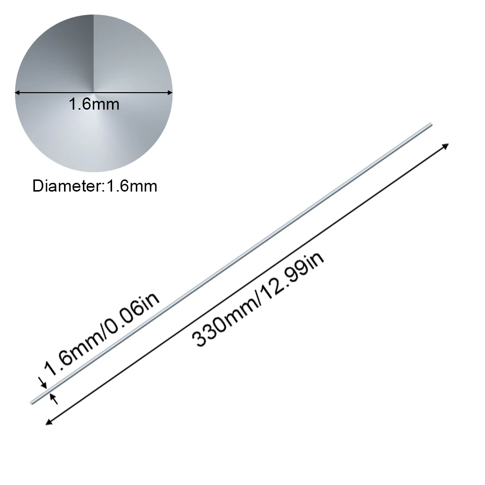 5/10/20/50pcs 33cm1.6mm Low Temperature Soldering Aluminum Easy to Melt for Soldering Iron No Soldering Flux Required