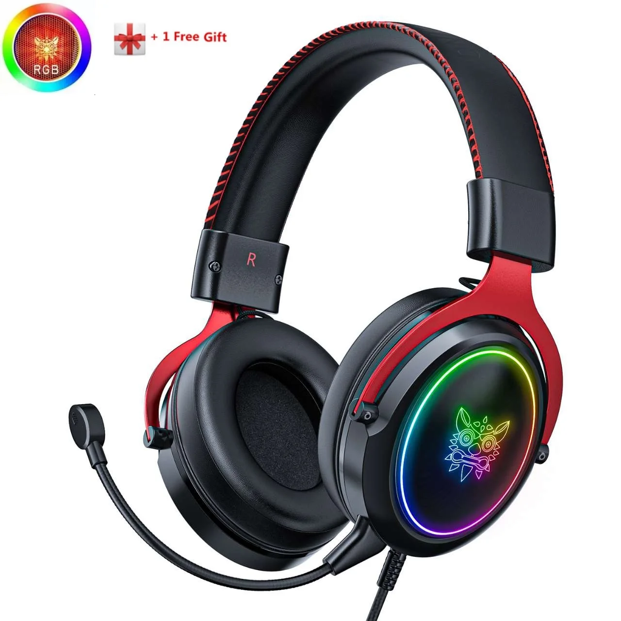 ONIKUMA X10 Wired Headphones Gaming Headset 7.1 Surround Sound Stereo Headsets For PS4 Xbox One Headset Gamer With Noise Cancell