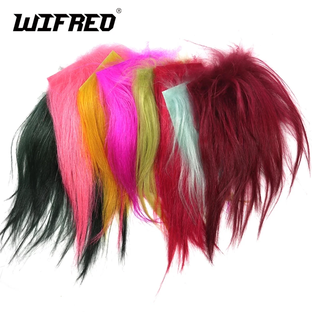 

Wifreo Natural Fly Tying Material Cashmere Goat Hair For Streamer Flies Saltwater Fishing Lures Shadow Flies And Dog Tube Fly