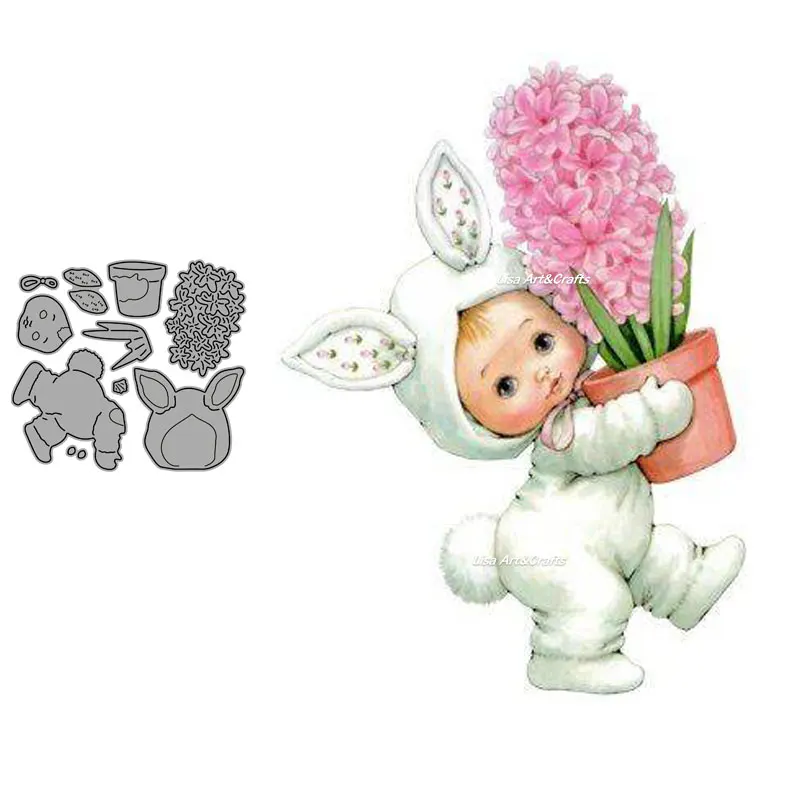 

Baby Metal Cutting Dies Flower Sentcil Dies Scrapbooking For Card Making Embossing Decoration DIY Paper Craft Dies Cut Very Cute