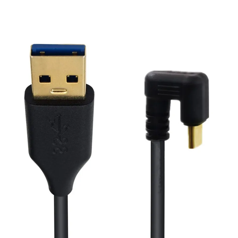 USB C To USB 3.0 Camera Cable,USB Type C Cable 3A Fast Charging Cable, 180 Degree U Shape USB Type C Cable For USB C Charger