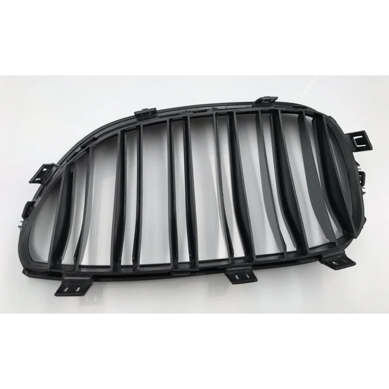 

For BMW E60 E61 5 Series 2003-2010 1 Pair Gloss Black Front Kidney Grill Double Line Grille Repair Part Grilles