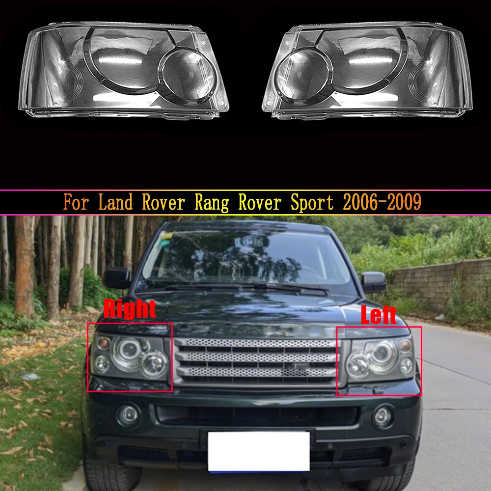 

Headlight Cover for Land Rover Rang Rover Sport 2006 2007 2008 2009 Car Headlamp Lens Replacement Auto Shell