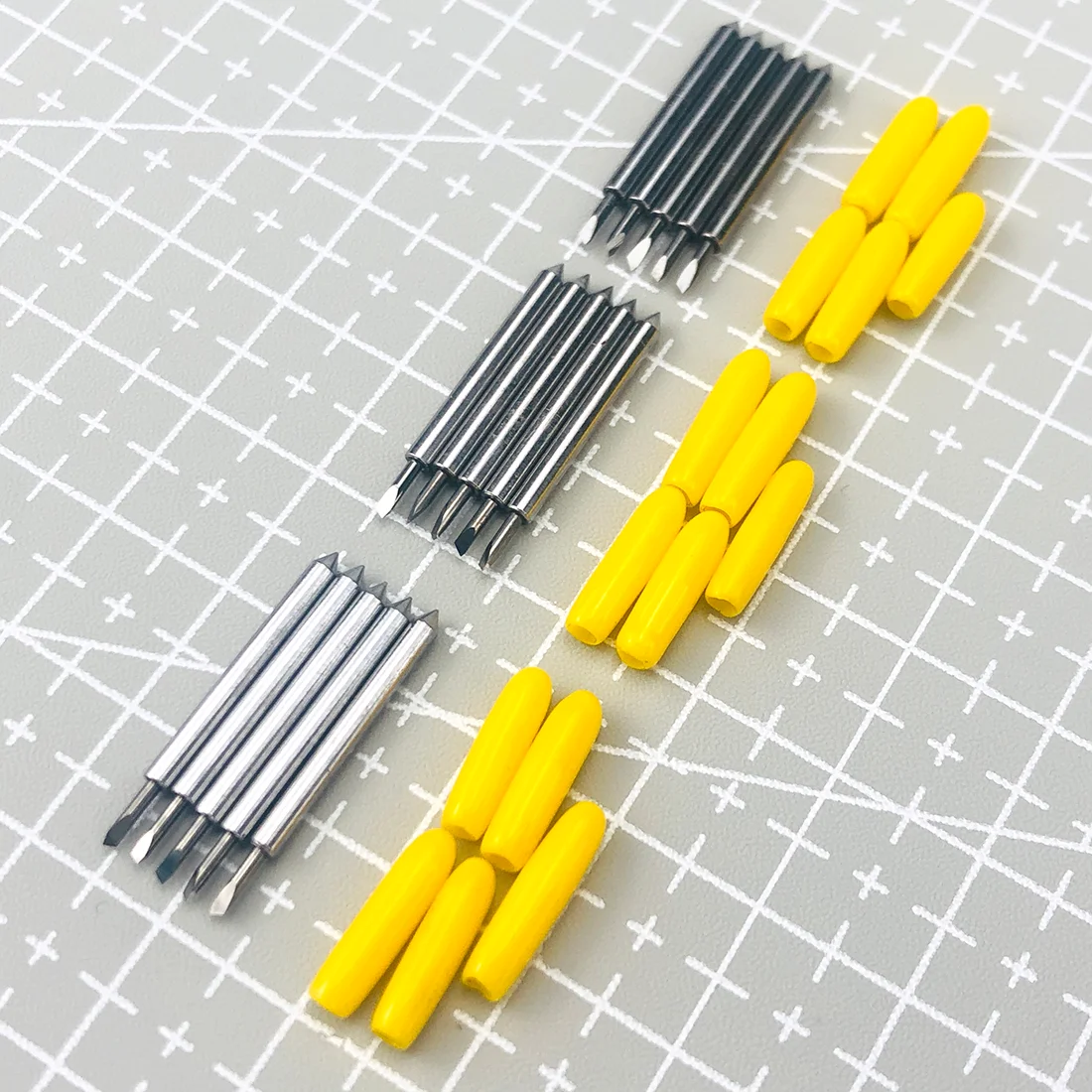 30 Grad 15 Stück Plotterklinge Vinylschneider Offsetmesser für Cricut Roland Deep Cut Sharp