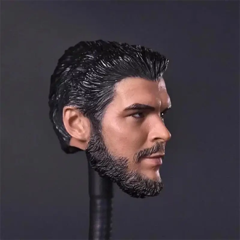 Auf Lager Für Verkauf 1/6th Che Guevara Argentinischen Kubanischen Revolution Hero Männlichen Kopf Skulptur Für Übliche 12 zoll puppe Action Figure